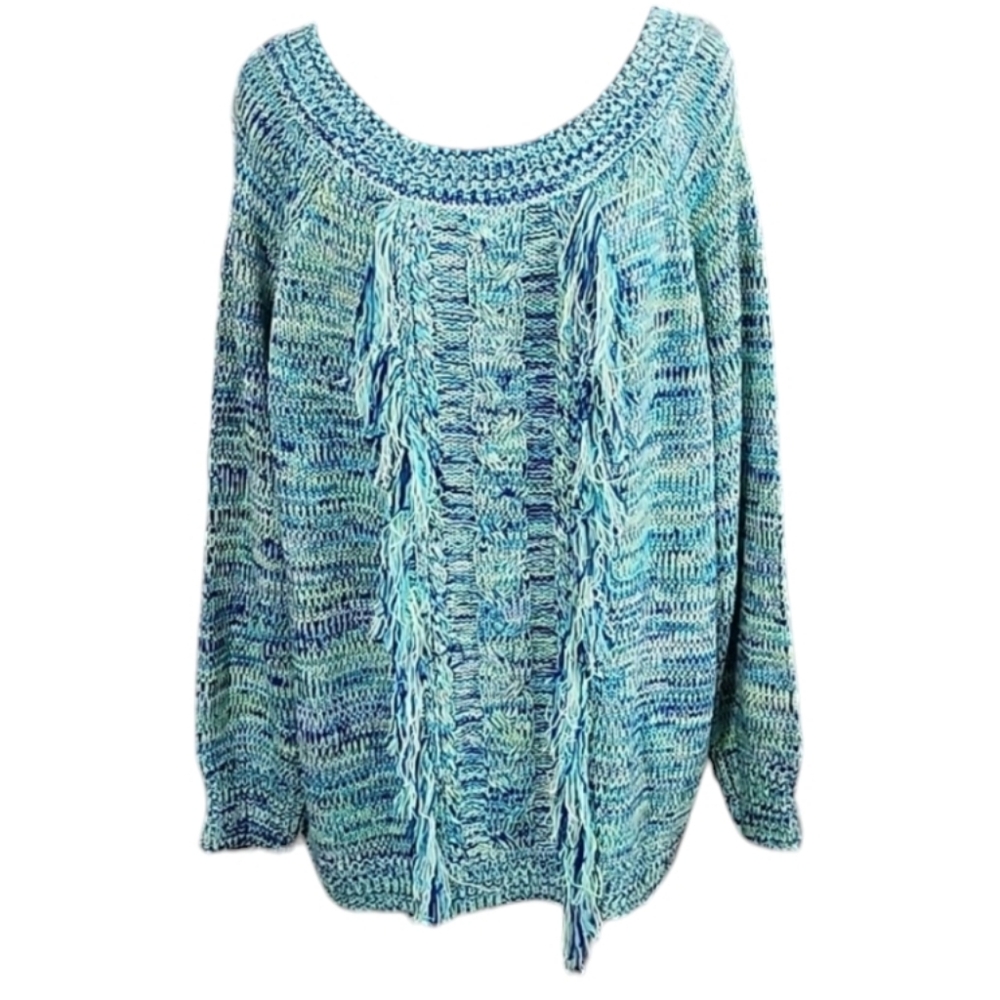 New York & Co fringe sweater